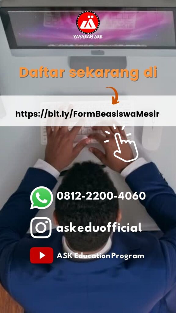 cara daftar beasiswa kuliah ke mesir